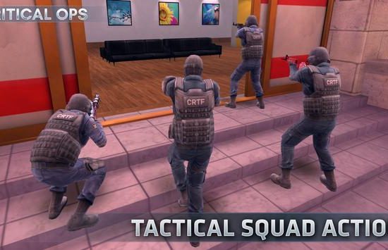 Captura de tela do jogo Critical Ops (Mod Radar)