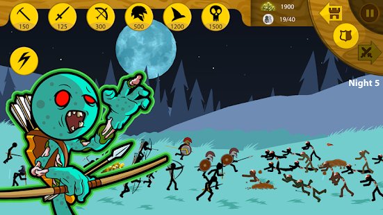 Captura de pantalla del juego Stick War Legacy mod apk