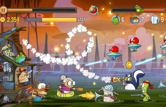 Swamp Attack apk Game screenshot Swamp Attack apk