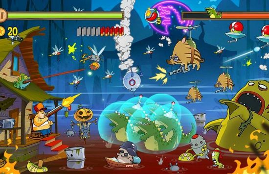 Swamp Attack unblocked Game screenshot Swamp Attack unblocked