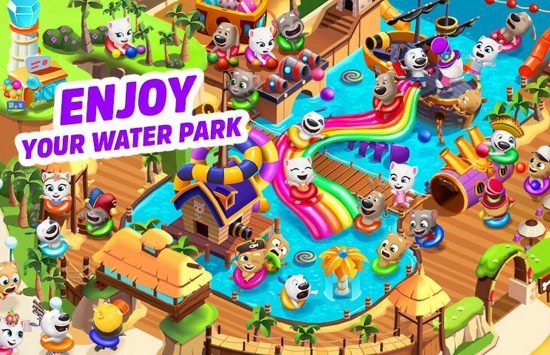 Talking Tom Pool mod Game screenshot Talking Tom Pool mod