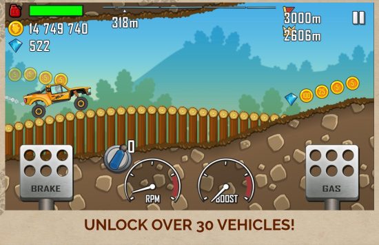 Hill Climb Racing (Deutsche Fassung) screenshot 2