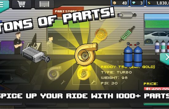 Game screenshot Pixel car racer mod