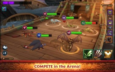 The game Dragons Rise Of Berk Game screenshot Rise Of Berk mod apk