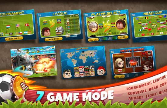 Head Soccer mod Game screenshot Head Soccer mod