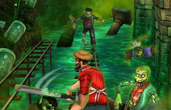Rail Rush mod Game screenshot Rail Rush mod