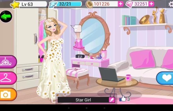 Star Girl unblocked Game screenshot Star Girl unblocked