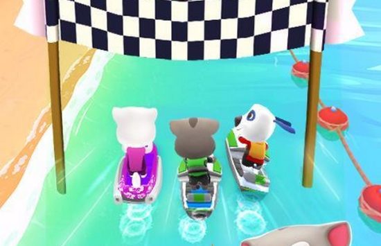 Talking Tom Jetski 2 mod apk Game screenshot Talking Tom Jetski 2 mod apk