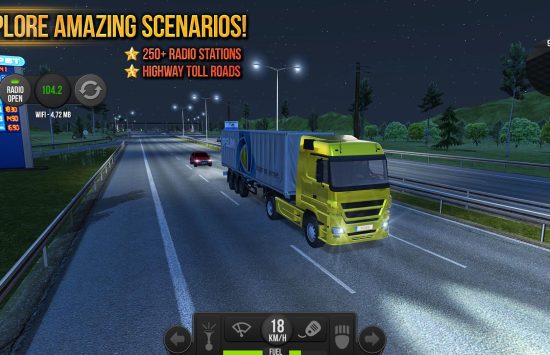 Truck Simulator 2018 mod Game screenshot Truck Simulator 2018 mod