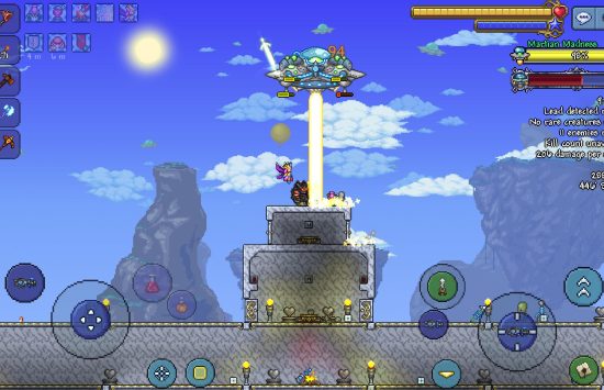 Terraria hacked Game screenshot Terraria hacked