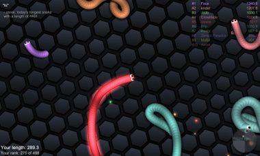 Game slither.io Captura de pantalla del juego slither.io apk
