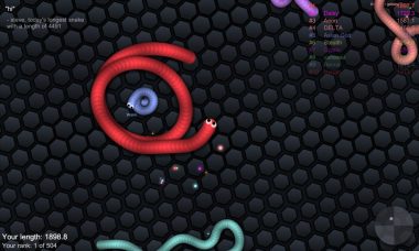 slither.io Captura de pantalla del juego slither.io mod