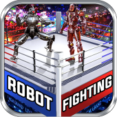 Real Robot Ring Fighting Image Real Robot Ring Fighting