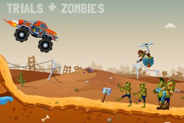 download game zombie road racing mod apk