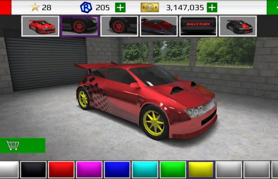 Rally Fury mod Game screenshot Rally Fury mod