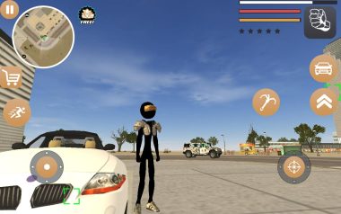 Stickman Rope Hero 2 game screenshot Stickman Rope Hero 2 hacked