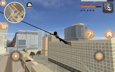 Stickman Rope Hero 2 game screenshot Stickman Rope Hero 2 mod apk