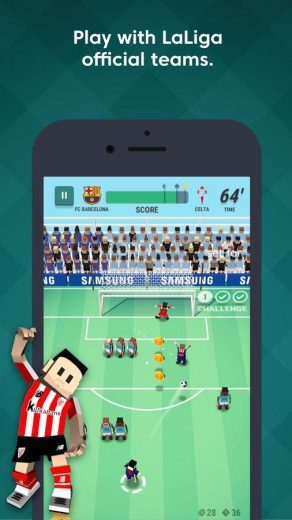 Tiny Striker LaLiga 2019 - Soccer Game Apk Download for Android screenshot 1 Tiny Striker LaLiga 2019 screenshot 1