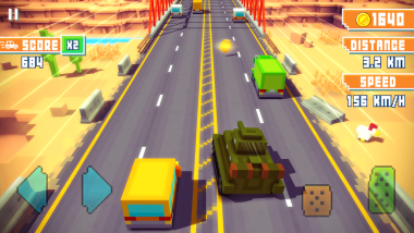 Blocky Highway: Traffic Racing Apk Download for Android screenshot 2 Blocky Highway: Traffic Racing screenshot 2