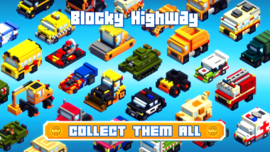 Blocky Highway: Traffic Racing Apk Download for Android screenshot 1 Blocky Highway: Traffic Racing screenshot 1