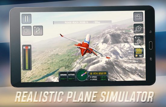 Flight Sim 2018 mod apk Game screenshot Flight Sim 2018 mod apk