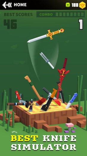 Download Flippy Knife Game screenshot Flippy Knife mod apk