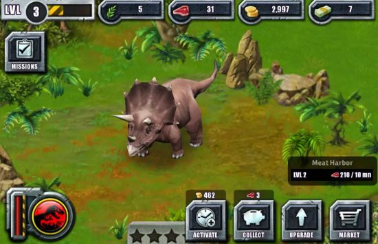 Jurassic Park Builder unblocked Game screenshot Jurassic Park Builder unblocked