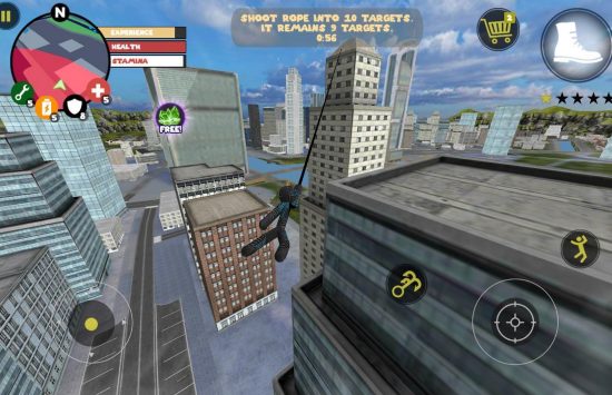 stickman rope hero mod apk Game screenshot stickman rope hero mod apk