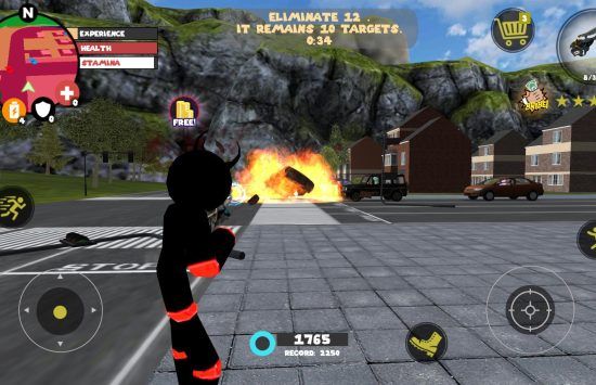 stickman rope hero Download Game screenshot stickman rope hero Download