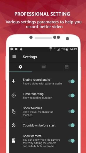 Download AZ Screen Recorder – No Root screenshot Screen Recorder No Root hacked