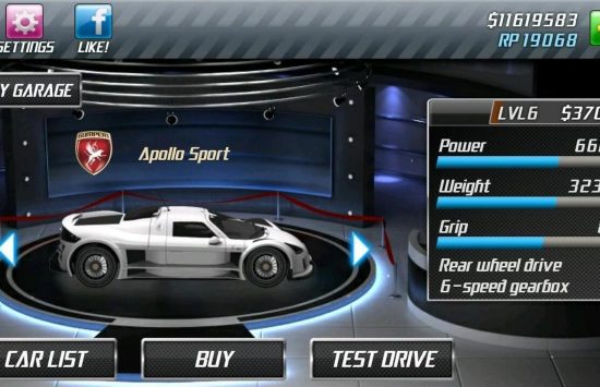 drag racing apk Game screenshot drag racing apk