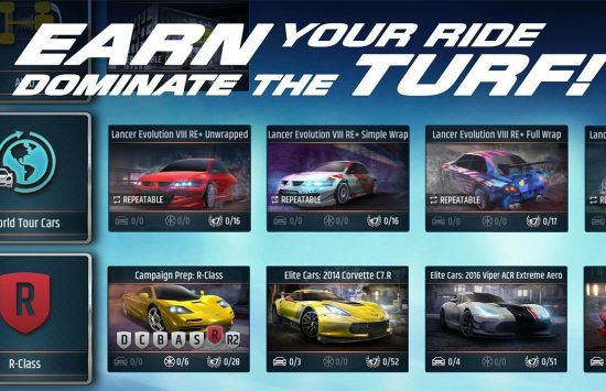 Game screenshot racing rivals cheats
