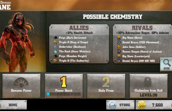 WWE Immortals hacked Game screenshot WWE Immortals hacked