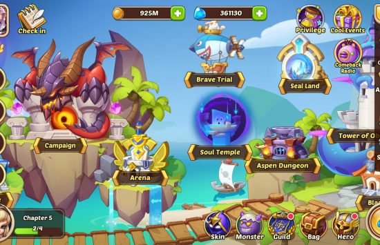 Idle Heroes unblocked Game screenshot idle heroes unblocked