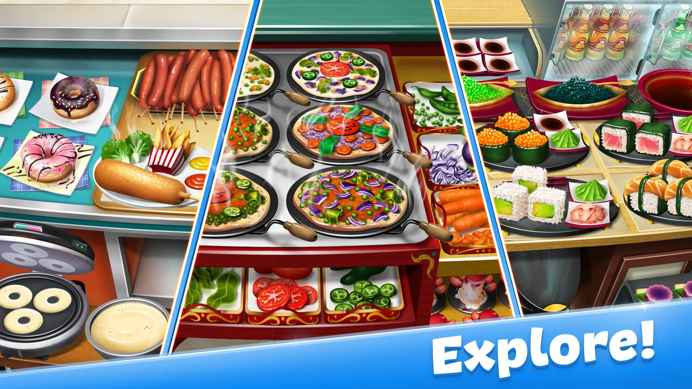 Game screenshot Cooking Fever mod Game screenshot Cooking Fever mod