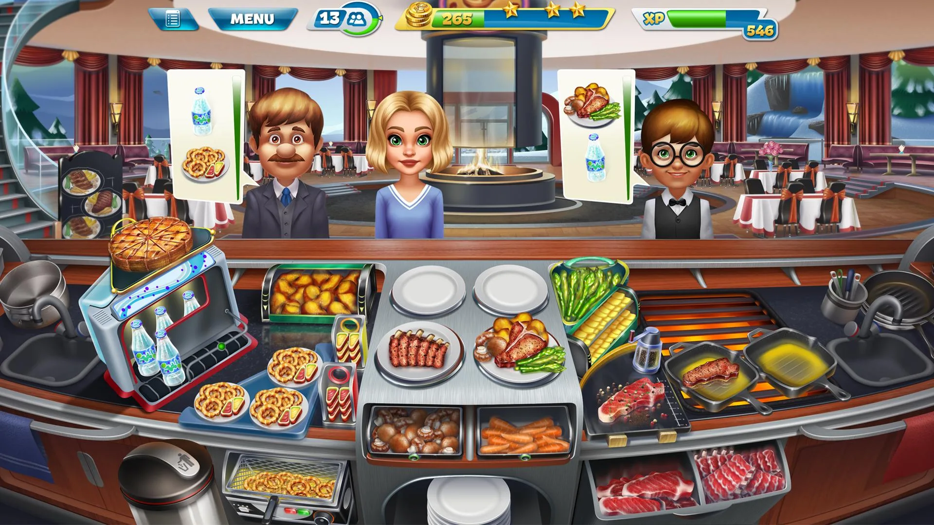 Game screenshot Cooking Fever cheats Game screenshot Cooking Fever cheats