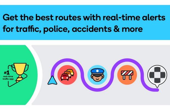 Waze GPS, Maps, Traffic Alerts & Live Navigation (Versão portuguesa) screenshot 1
