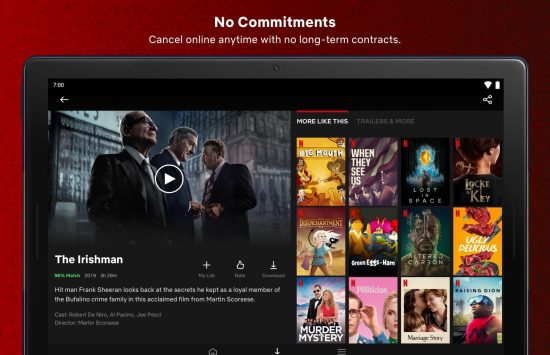 Screenshot Netflix for Android