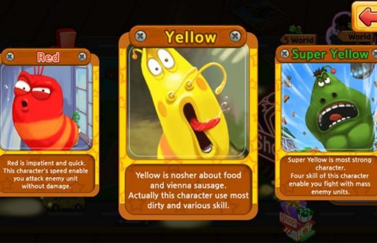 larva heroes mod Game screenshot Larva Heroes mod