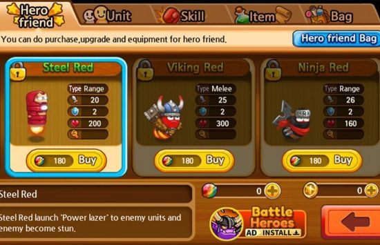 larva heroes cheats Game screenshot Larva Heroes cheats