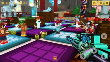 The game Block Force Game screenshot Block Force mod menu