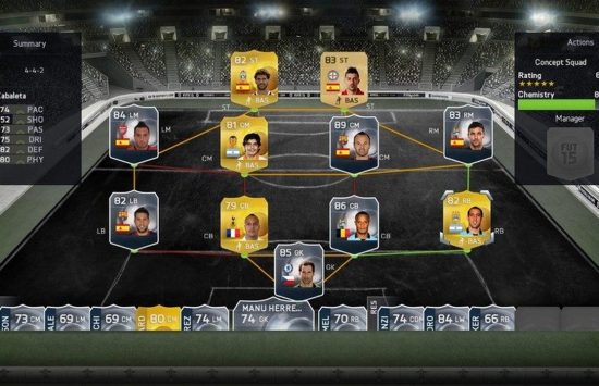 Game screenshot FIFA 15 Ultimate Team unblocked