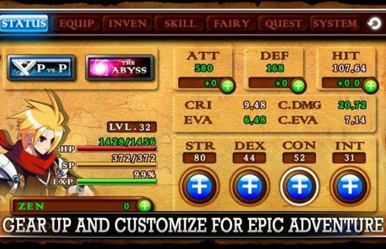 ZENONIA 4 cheats Game screenshot ZENONIA 4 cheats