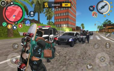 The game Rope Hero Vice Town Game screenshot Rope Hero Vice Town
