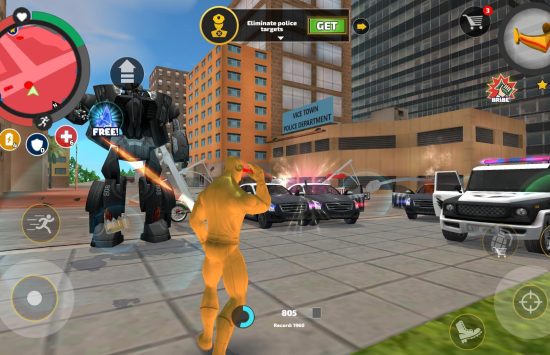 Rope Hero Vice Town hacks Game screenshot Rope Hero Vice Town hacks