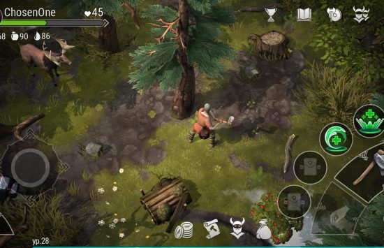 Game screenshot Frostborn for Android
