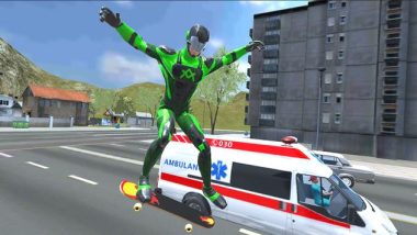 The game Rope Frog Ninja Hero Game screenshot Rope Frog Ninja Hero apk