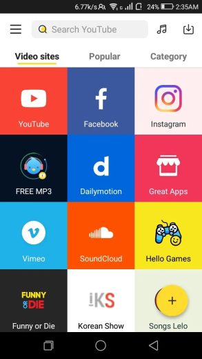Download SnapTube Screenshot SnapTube mod