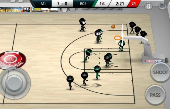 Stickman Basketball 2017 (Version française) screenshot 1