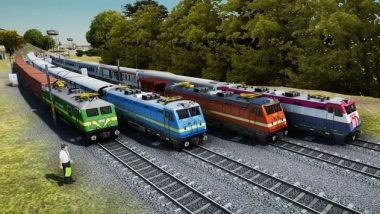 The game Indian Train Simulator Game screenshot indian train simulator game
